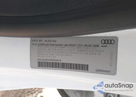 2015 Audi A7 3.0T Premium Plus from USA, damaged, VIN WAU2GAFC0FN024819